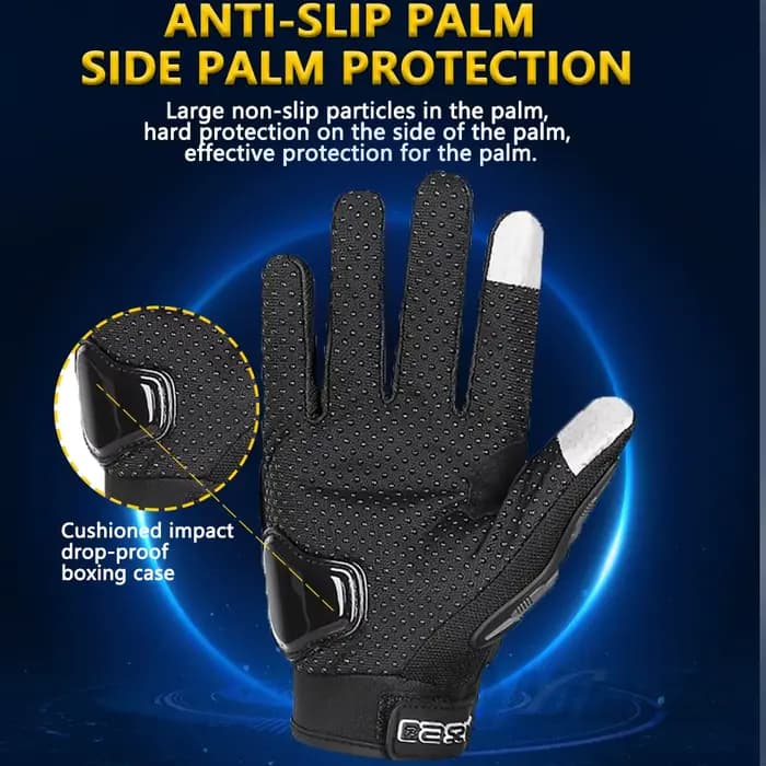 Ummer gants de Moto respirants à doigt complet