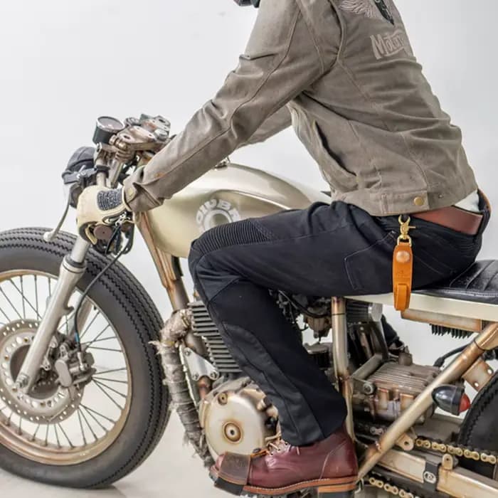 Uglybros – gants de moto rétro en cuir véritable