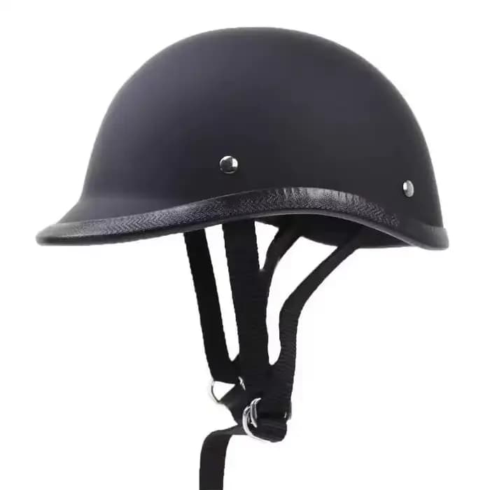 Casque de moto rétro en fibre de verre pour homme