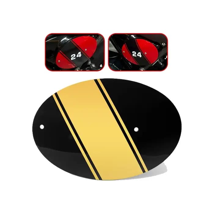 Accessoire de moto, couvercles latéraux en acrylique