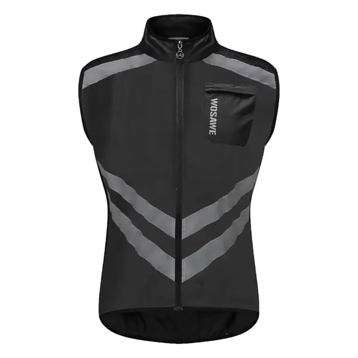 Gilet de moto Airbag coupe-vent d'été couleur unie BL208 en polyester pour cycliste et motard Berserk