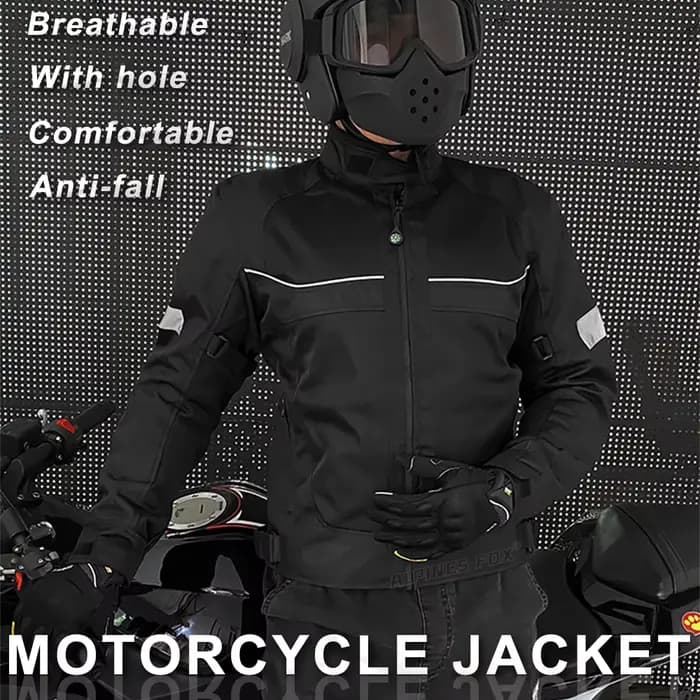 Veste en maille respirante pour moto