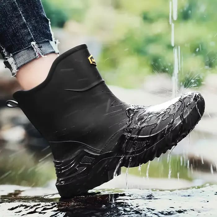 Nouvelles bottes de pluie mi-mollet pour hommes été 2026