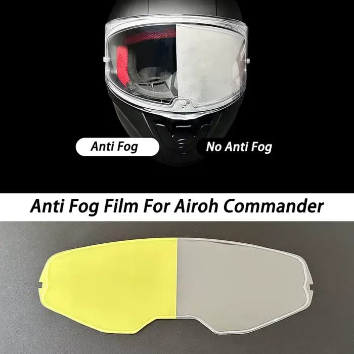 Film Anti-buée adapté pour Airoh Commander 2