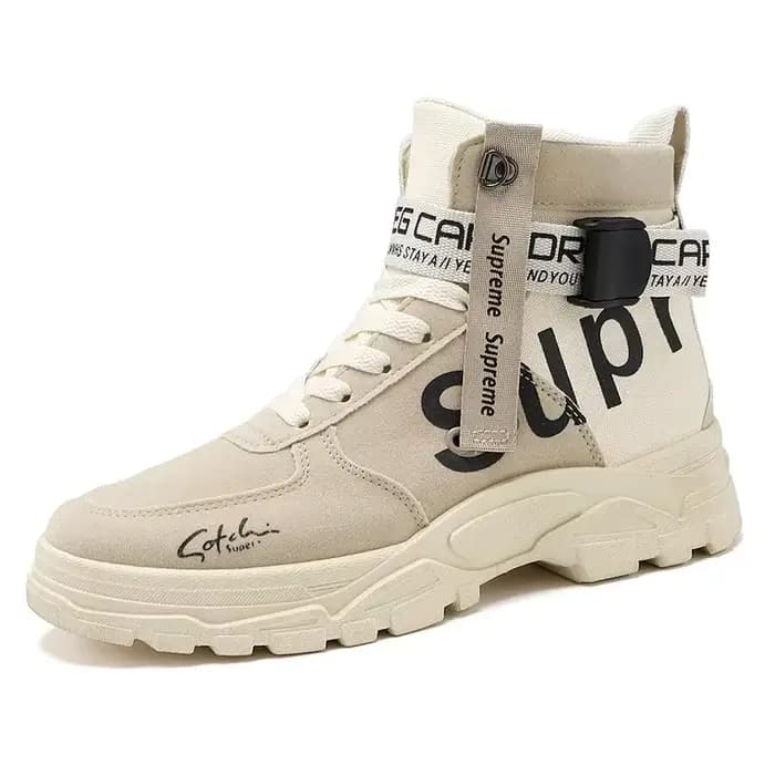 Bottes d'été polyvalentes en cuir pour hommes