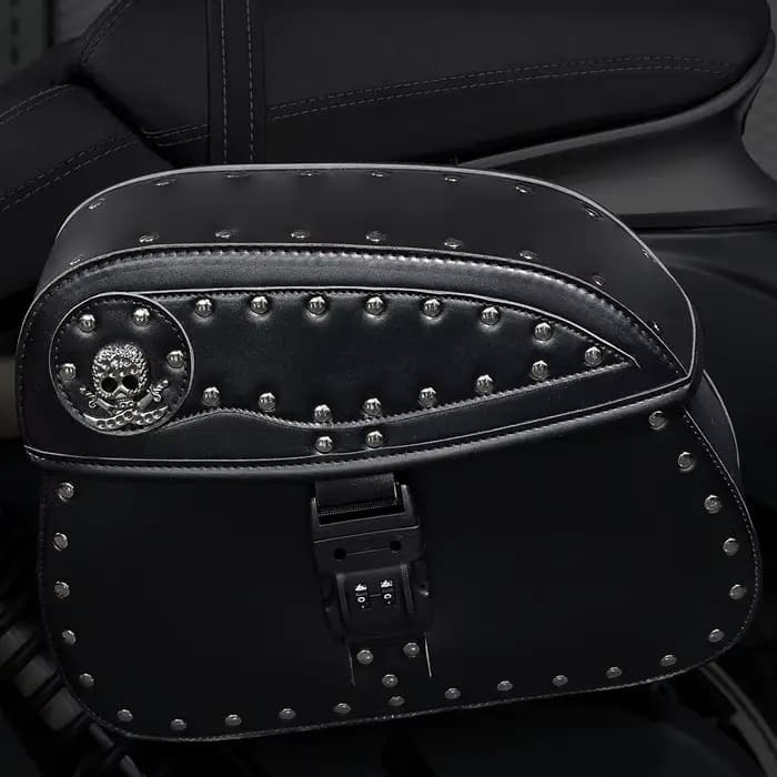 Sac latéral de moto rétro universel