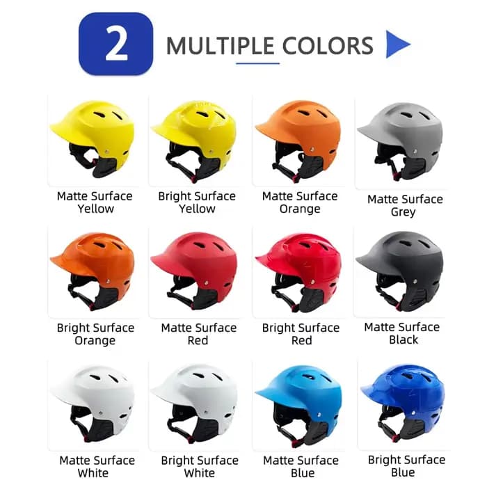 Casque de sécurité réglable pour sports nautiques