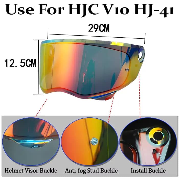 Visière de casque de moto