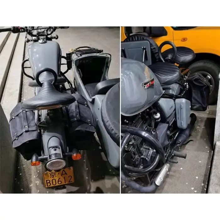 Sacoche de dégager étanche pour moto rétro