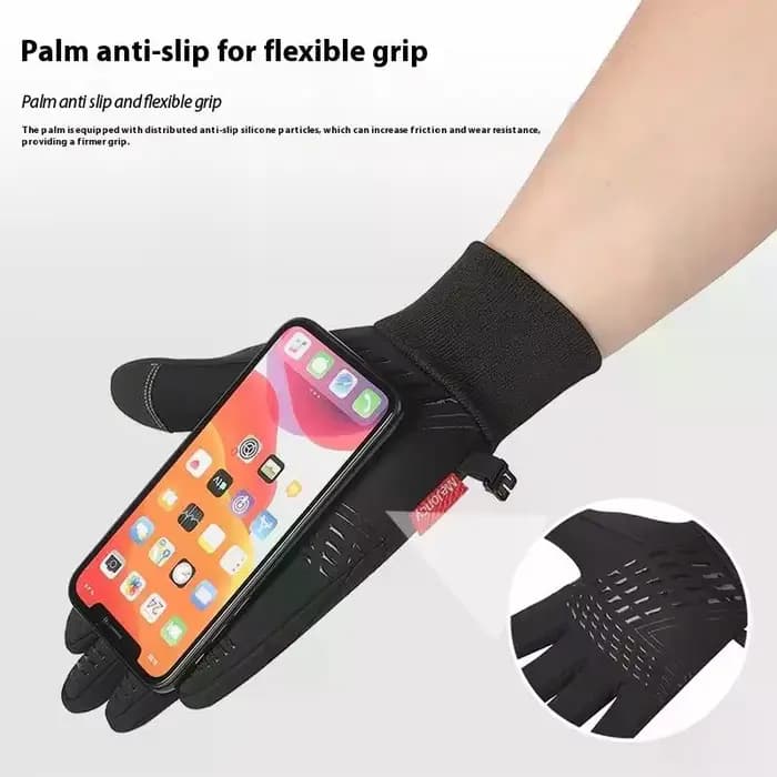 Gants d'hiver thermiques imperméables pour hommes et femmes