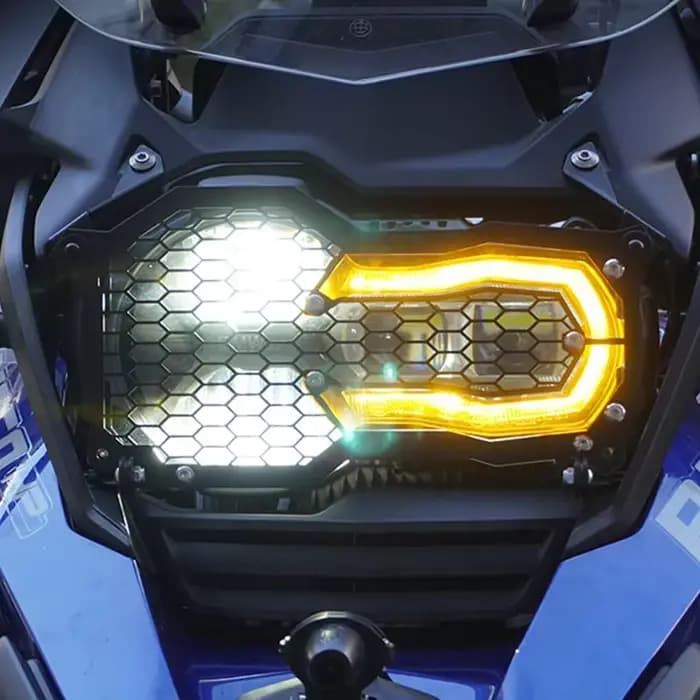 Grille de Protection des phares de moto