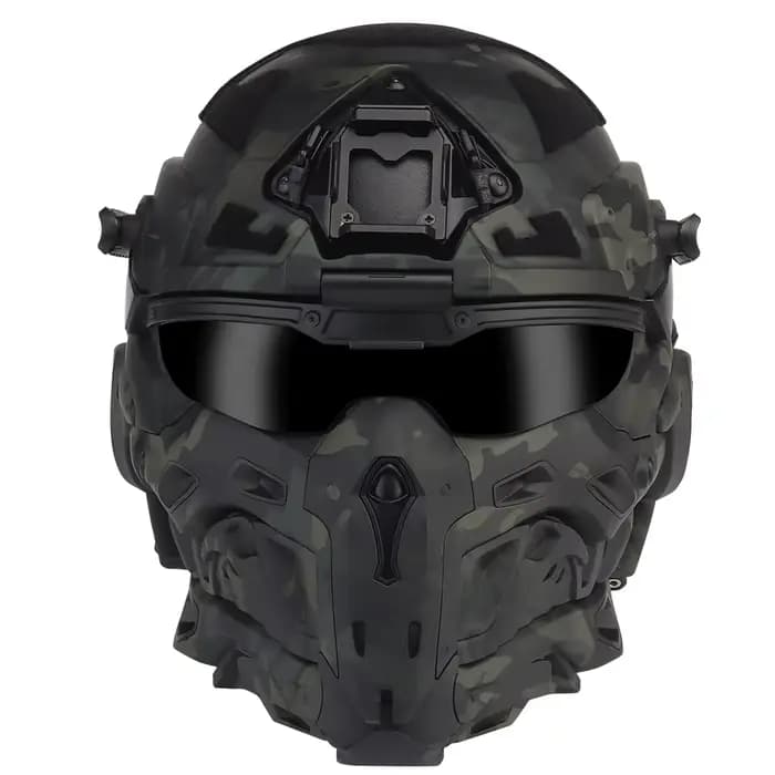 Casque tactique d'assaut W-Ronin et masque tactique