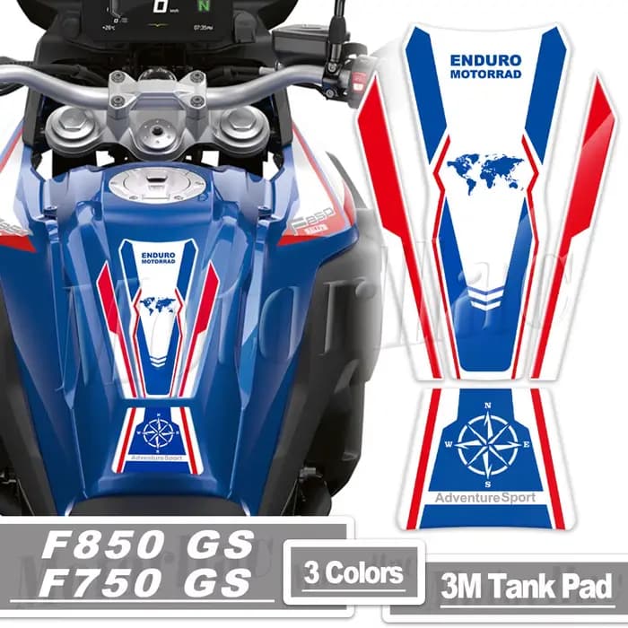 Autocollant 3D pour réservoir de carburant de moto