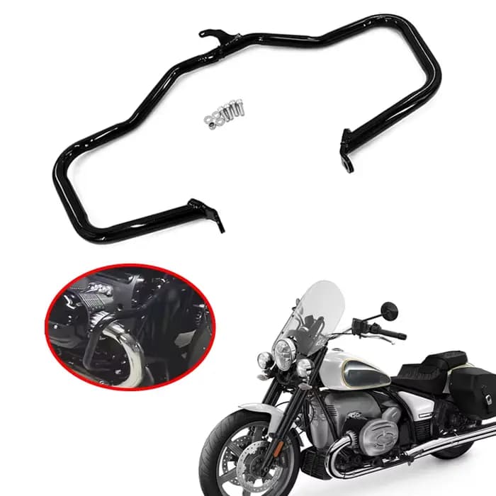 Barre de protection pour moteur de moto