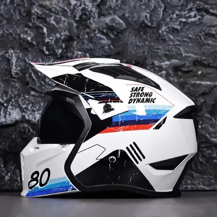 Orz casque rétro quatre saisons noir guerrier combinaison