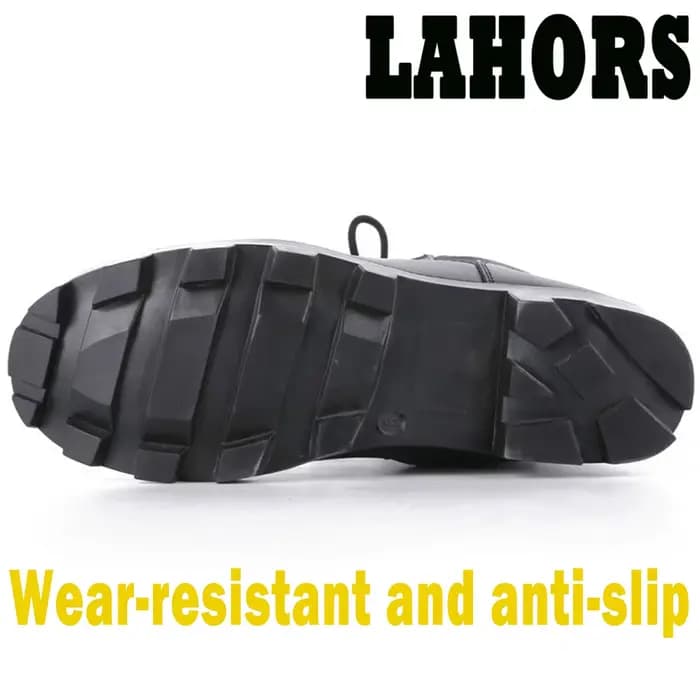 LAHORS ® Cuir homme bottes tactiques Sport chaussures de randonnée en plein air cheville désert Combat