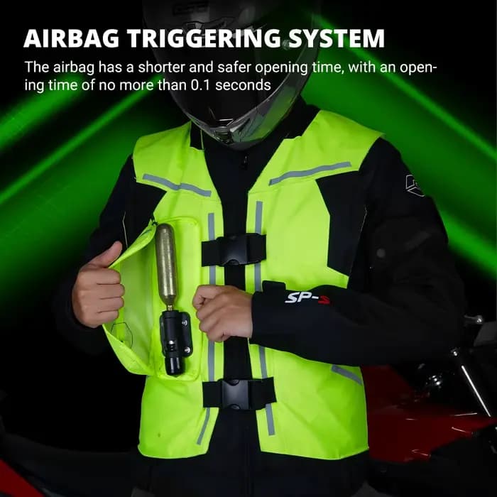 Veste d'airbag de moto certifiée CE