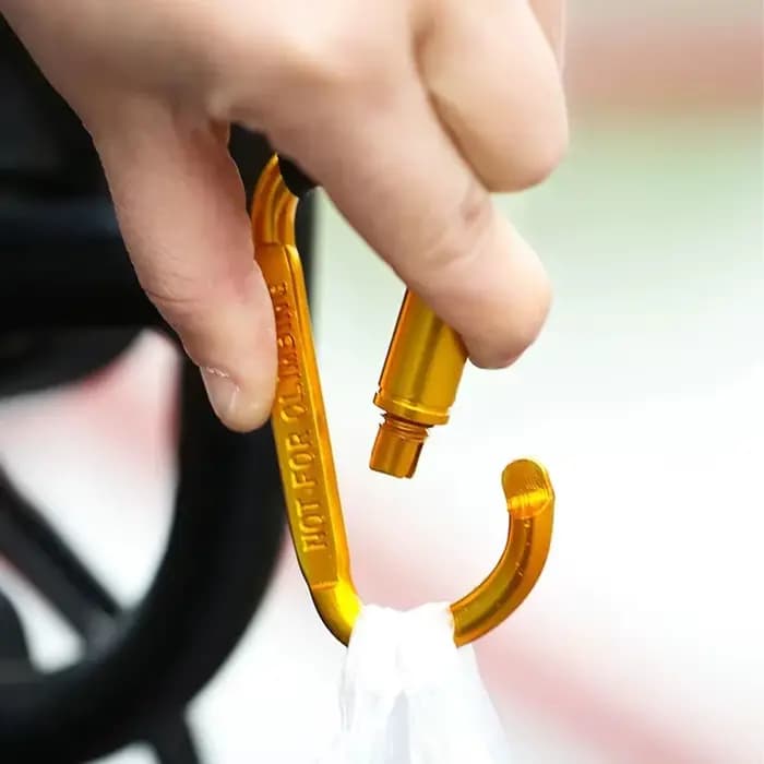 Clip de crochet de guidon de montage avant en alliage d'aluminium pour moto et vélo