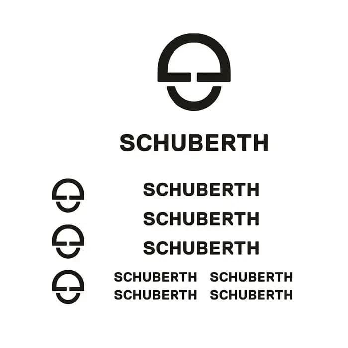 autocollants en vinyle pour autocollants de casque Schuberth