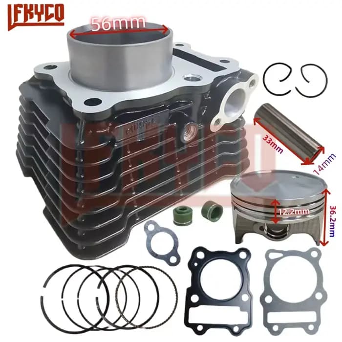 Kit d'intervalles de pièces de moteur de moto