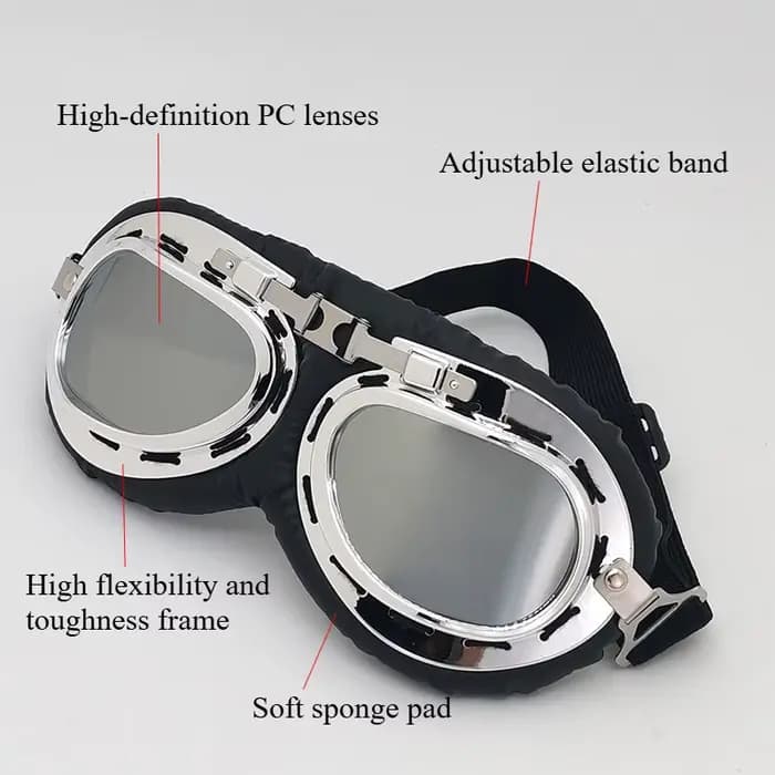 Lunettes de Moto Vintage