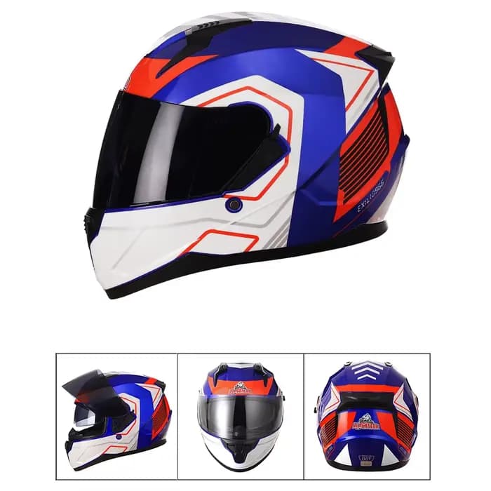 Casque de moto intégral Double lentille Capacete professionnel hommes femmes quatre saisons DOT ECE approuvé sécurité protection Casco