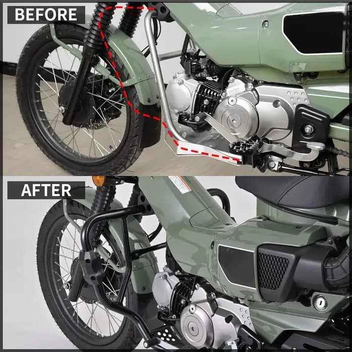 Barre de sécurité moteur pour Honda Hunter Cub CT125 CT 125 Trail125 Trail 125 2020-2025