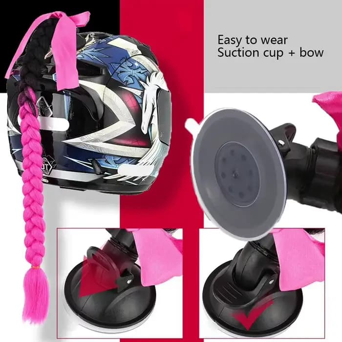 Tresses Synthétiques Créatives pour Casque