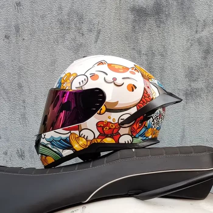 Casque de moto intégral double bouclier