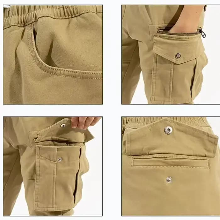 FjCargo-Pantalon de moto élastique pour homme