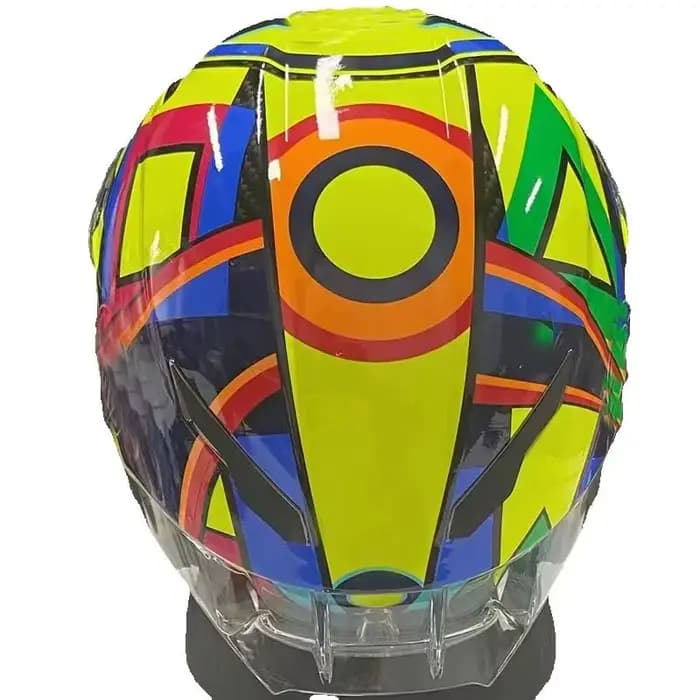 Scooter Motocross grand Spoiler Casque soleil et lune rouleau
