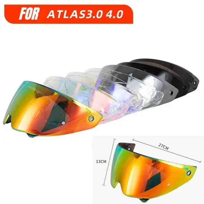 Lunette de casque de moto ATLAS-3.0 pour ATLAS 0/4.0