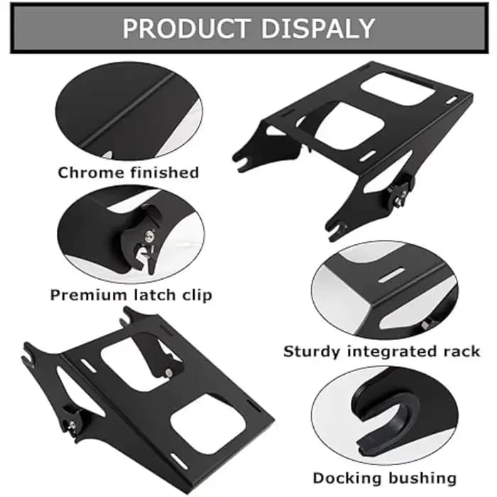 Porte-bagages de montage détachable pour moto