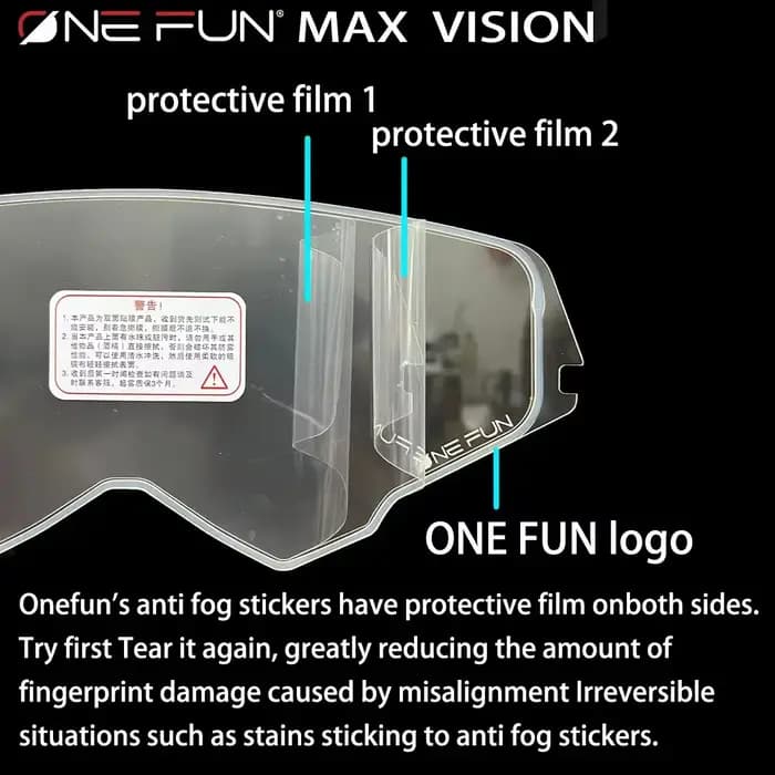 Film autocollant Anti-buée pour casque Schuberth C3 C4 C5 S2 S3 E1 E2 PRO BSIC
