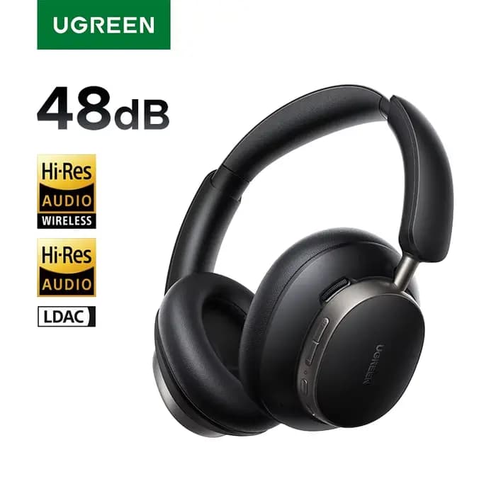 UGREEN Studio Pro 48dB ANC casque sans fil sur l'oreille Bluetooth écouteurs suppression Active du bruit haute résolution LDAC 120h temps de lecture