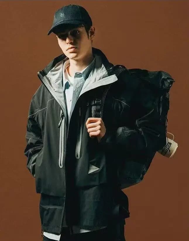 Veste softshell imperméable réfléchissante à capuche avec coutures entièrement thermosoudées AW Pertex Outdoor