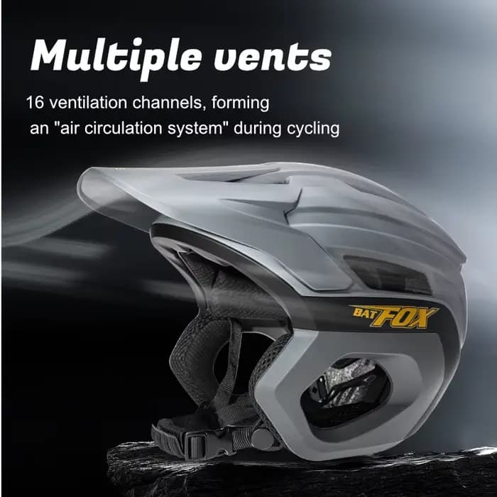 BATFOX 3/4 casque de cyclisme hors route vitesse Sports de plein air protéger équipement de sécurité hommes femmes