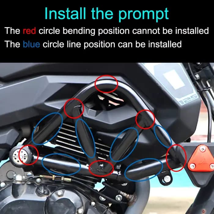 Décennie s de protection de pare-chocs moteur pour moto Honda