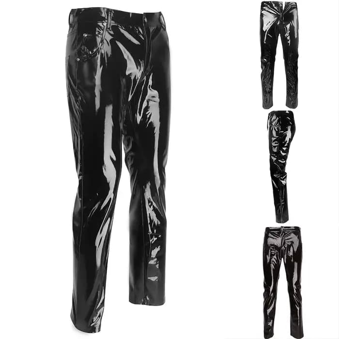 Pantalon de moto en cuir pour hommes