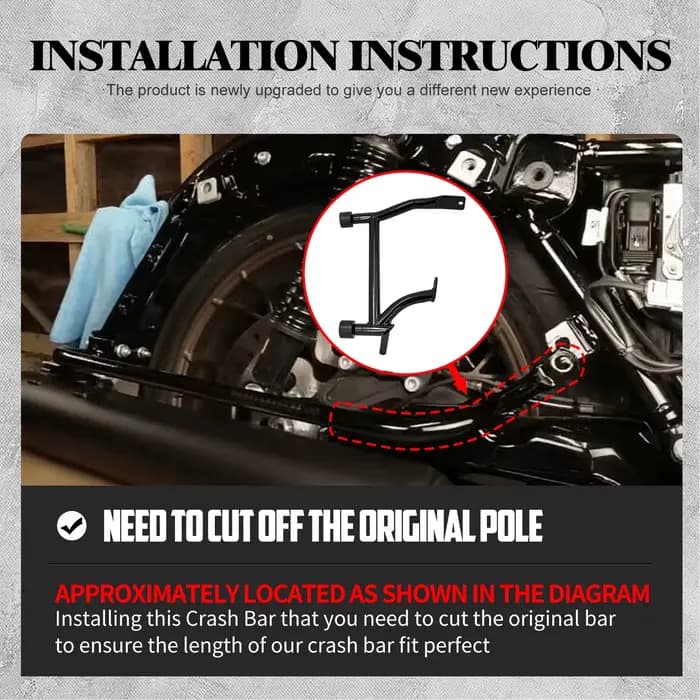 Barres de protection de moto