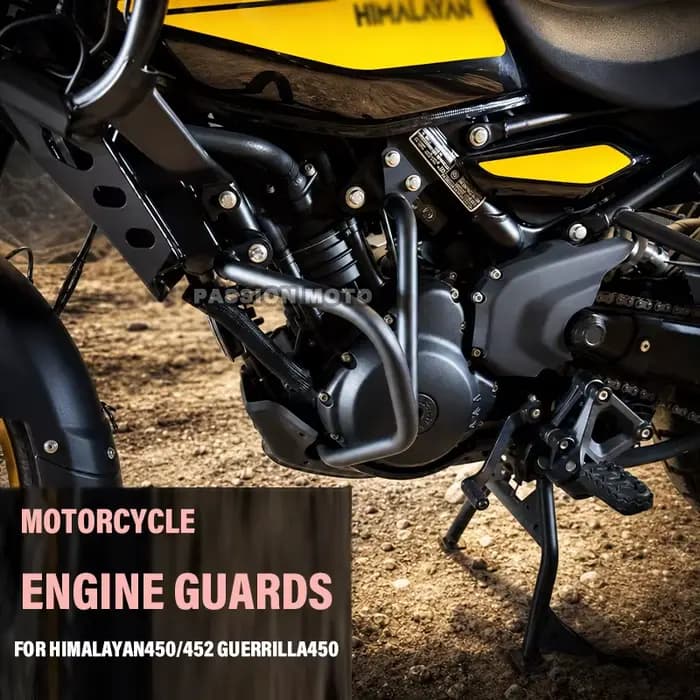 Crashbars pour Himalayan 450 452 Himalayan450 Guerrilla450 2024 2025 – Barres de protection moteur