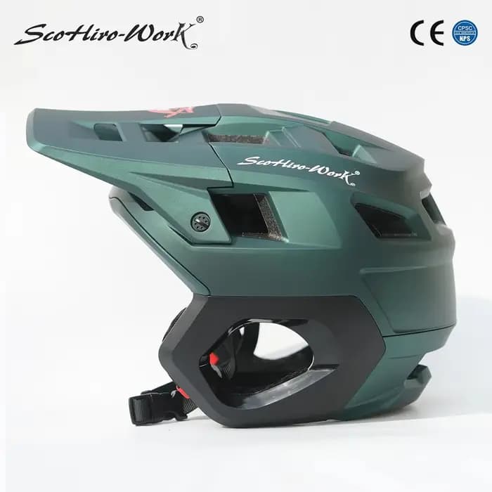Nouveau casque de vélo 3/4 vtt demi-visage