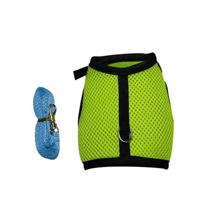 Ensemble d'accessoires pour animaux de compagnie HarNISSAN, maille souple, SFP avec laisse, petit animal, overd'inde, hamsters, lapin