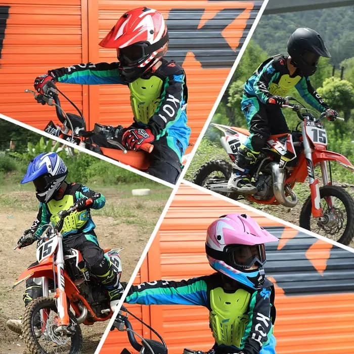 Casque enfant motocross garçons et filles