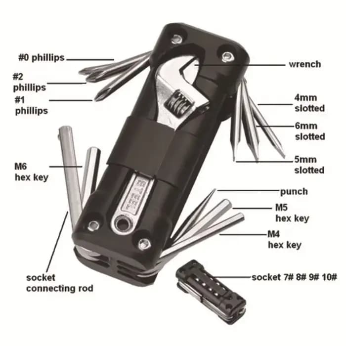 Kit d'Outils Multifonctions pour Moto