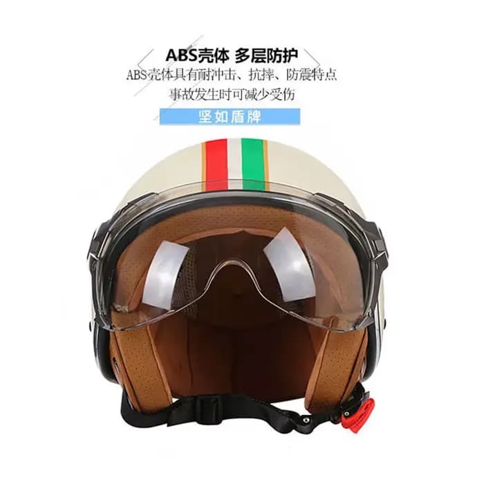 Casque de moto ouvert quatre saisons