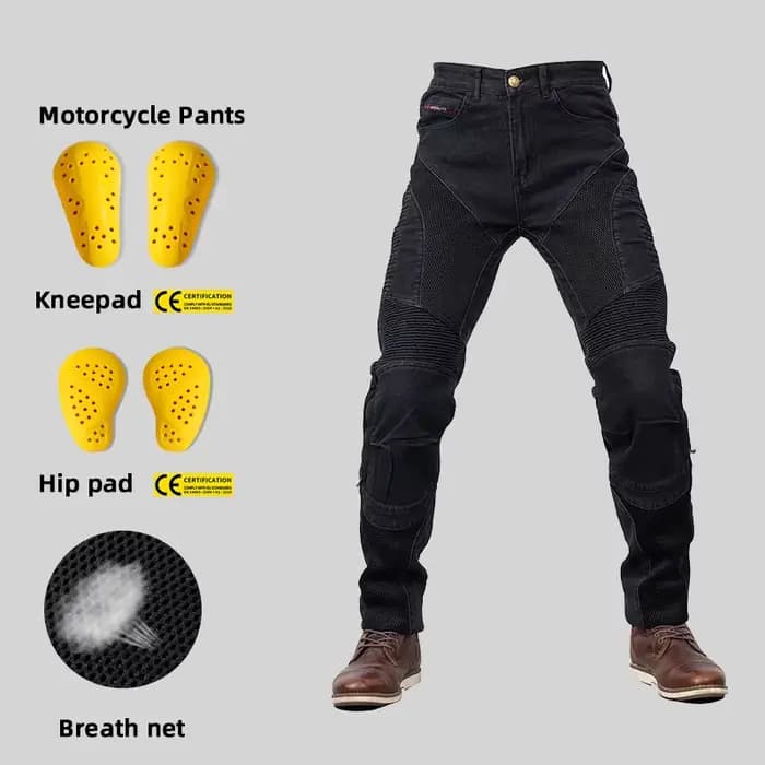 Pantalon de moto respirant pour homme