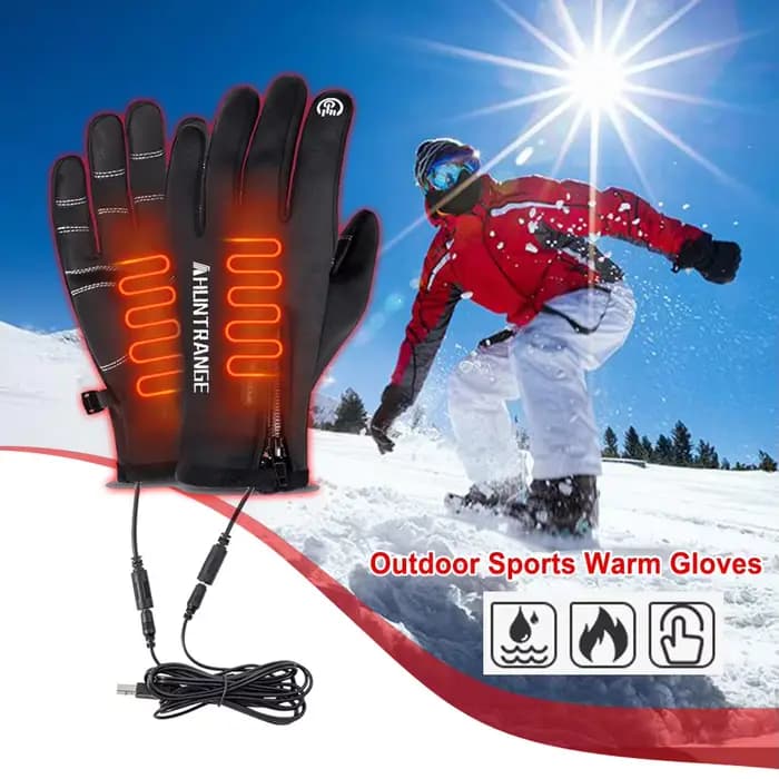 Gants chauffants USB, rechargeables