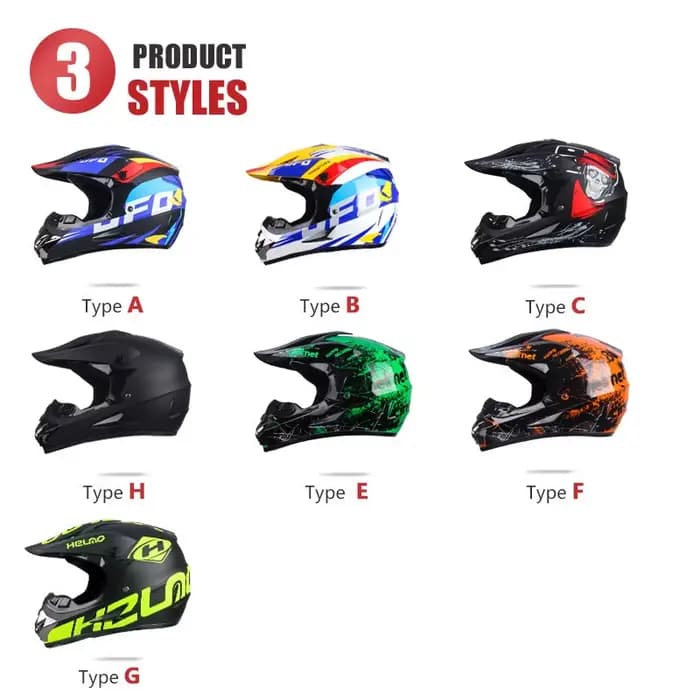 Casque de motocross pour hommes et femmes