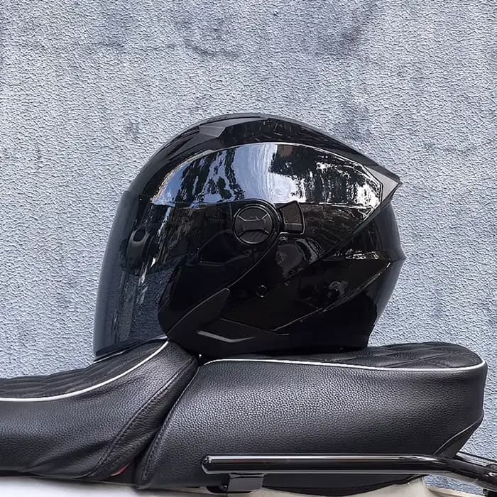 Casque moto ORZ, demi-visage